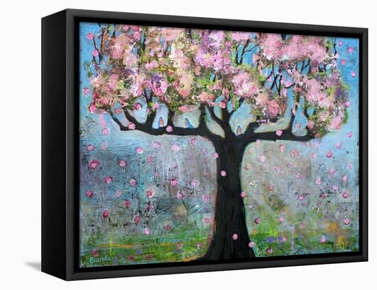 Spring Blossoms Tree-Blenda Tyvoll-Framed Stretched Canvas