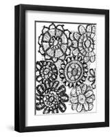 Spring Book Page-Laura Miller-Framed Giclee Print