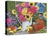 Spring Bouquet with Birds-William Vanderdasson-Stretched Canvas