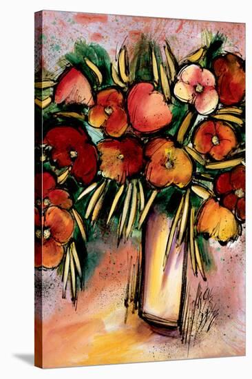 Spring Bouquet-Domenico Provenzano-Stretched Canvas