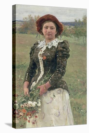 Spring Bouquet-Ilya Efimovich Repin-Stretched Canvas