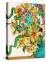 Spring Bouquet-Linda Arthurs-Stretched Canvas