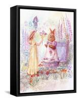 Spring Bouquet-Judy Mastrangelo-Framed Stretched Canvas