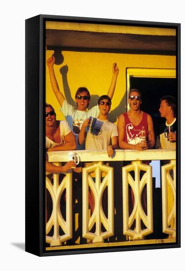 Spring Break in Daytona, 1988-null-Framed Stretched Canvas