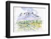 Spring Breeze Runs Through Kiyosato Plateau-Kenji Fujimura-Framed Art Print