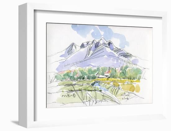 Spring Breeze Runs Through Kiyosato Plateau-Kenji Fujimura-Framed Art Print