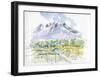 Spring Breeze Runs Through Kiyosato Plateau-Kenji Fujimura-Framed Art Print