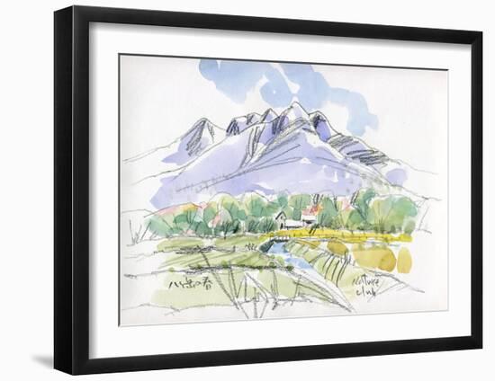 Spring Breeze Runs Through Kiyosato Plateau-Kenji Fujimura-Framed Art Print