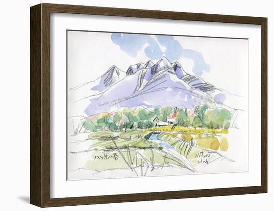 Spring Breeze Runs Through Kiyosato Plateau-Kenji Fujimura-Framed Art Print