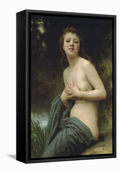 Spring Breeze-William Adolphe Bouguereau-Framed Stretched Canvas