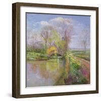 Spring Bridge, 1992-Timothy Easton-Framed Giclee Print