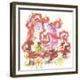 Spring Bunny Dance-Judy Mastrangelo-Framed Giclee Print