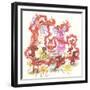 Spring Bunny Dance-Judy Mastrangelo-Framed Giclee Print
