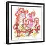 Spring Bunny Dance-Judy Mastrangelo-Framed Giclee Print