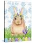 Spring Bunny I-Kathleen Parr McKenna-Stretched Canvas