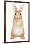 Spring Bunny II White-Kathleen Parr McKenna-Framed Art Print