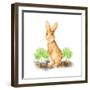 Spring Bunny IV-Andi Metz-Framed Art Print