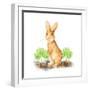 Spring Bunny IV-Andi Metz-Framed Art Print