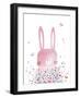 Spring Bunny - Teeny-weeny-Clara Wells-Framed Art Print