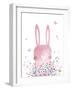 Spring Bunny - Teeny-weeny-Clara Wells-Framed Art Print