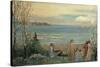 Spring by the Sea-Charles Conder-Stretched Canvas