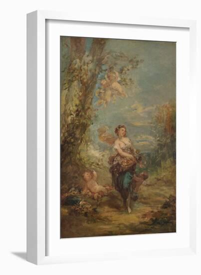 'Spring', c1802, (1938)-Marguerite Gerard-Framed Giclee Print