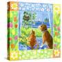 Spring Cat and Dog-Geraldine Aikman-Stretched Canvas