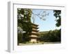 Spring Cherry Blossom, Kyoto City, Honshu Island, Japan-Christian Kober-Framed Photographic Print