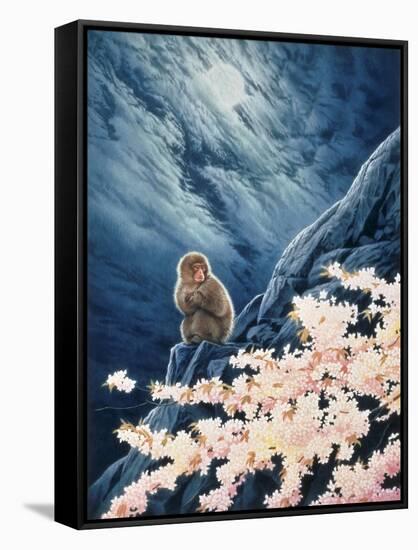 Spring - Cherry Blossoms-Joh Naito-Framed Stretched Canvas