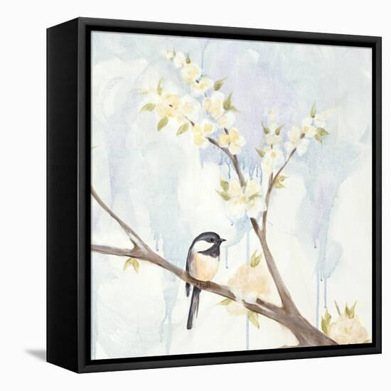 Spring Chickadees II-Jade Reynolds-Framed Stretched Canvas