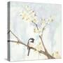 Spring Chickadees II-Jade Reynolds-Stretched Canvas