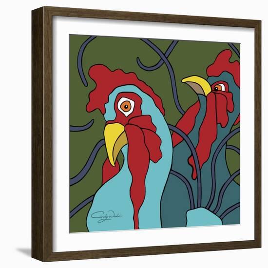 Spring Chickens-Cindy Wider-Framed Giclee Print