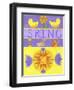 Spring Chicks and Rabbit-Cheryl Bartley-Framed Giclee Print