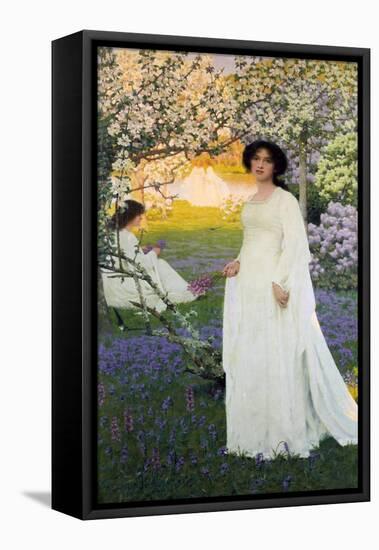 Spring, Circa 1900s-Arthur Herbert-Framed Stretched Canvas