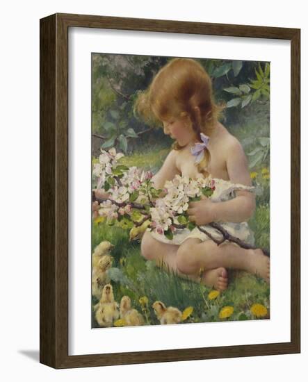 Spring. Circular, 1917-Franz Dvorak-Framed Giclee Print