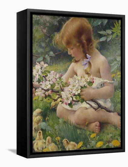 Spring. Circular, 1917-Franz Dvorak-Framed Stretched Canvas