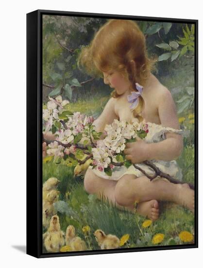 Spring. Circular, 1917-Franz Dvorak-Framed Stretched Canvas