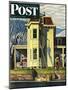 "Spring Cleaning," Saturday Evening Post Cover, March 26, 1949-John Falter-Mounted Giclee Print