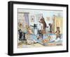 Spring Cleaning-Louis Wain-Framed Giclee Print