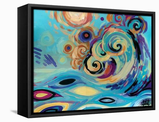 Spring Coast-Natasha Wescoat-Framed Stretched Canvas