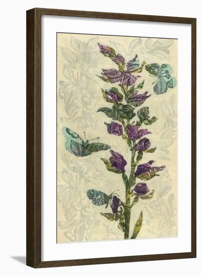 Spring Collage II-Megan Meagher-Framed Art Print