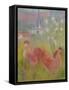 Spring Comes to Burgundy-Kate Yates-Framed Stretched Canvas