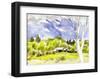 Spring Comes to the Plateau and Looking Forward to the Flower Season-Kenji Fujimura-Framed Art Print