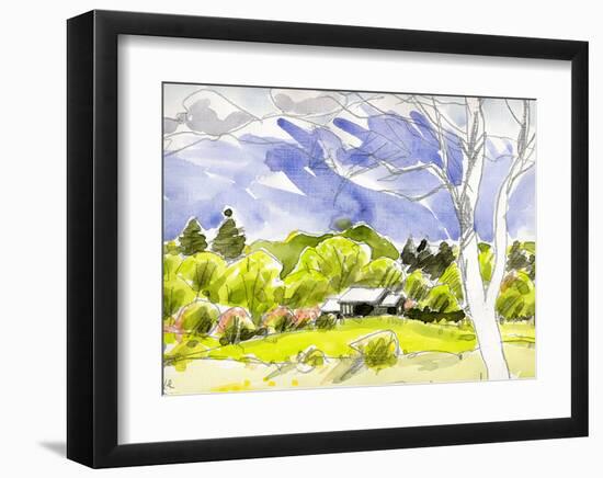 Spring Comes to the Plateau and Looking Forward to the Flower Season-Kenji Fujimura-Framed Art Print