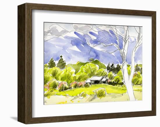 Spring Comes to the Plateau and Looking Forward to the Flower Season-Kenji Fujimura-Framed Art Print