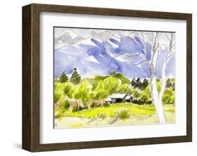 Spring Comes to the Plateau and Looking Forward to the Flower Season-Kenji Fujimura-Framed Art Print