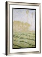 Spring Countryside at Giverny, 1894-Claude Monet-Framed Giclee Print