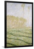 Spring Countryside at Giverny-Claude Monet-Framed Giclee Print