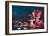 Spring Cupcakes with Roses-Dina Belenko-Framed Photographic Print