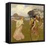 Spring Dance, C. 1917-Arthur Frank Mathews-Framed Stretched Canvas